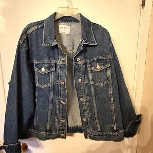 Old Navy Classic Blue Jean Jacket for Women